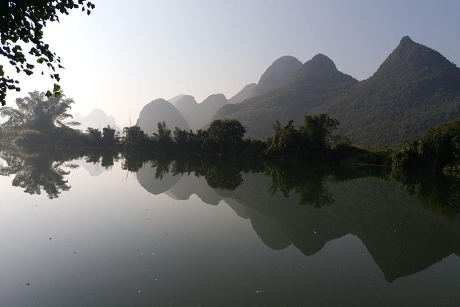 1 Day Yangshuo Countryside Cycling and Yulong bamboo boat Private Tour - Yulong River bamboo raft: the “Little Li River” feel