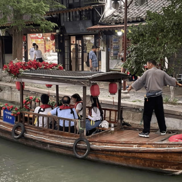 2 Day Private Shanghai Skyline to Watertown & Suzhou Garden - Zhujiajiao Water Town: canals, bridges, and that old-water-town rhythm