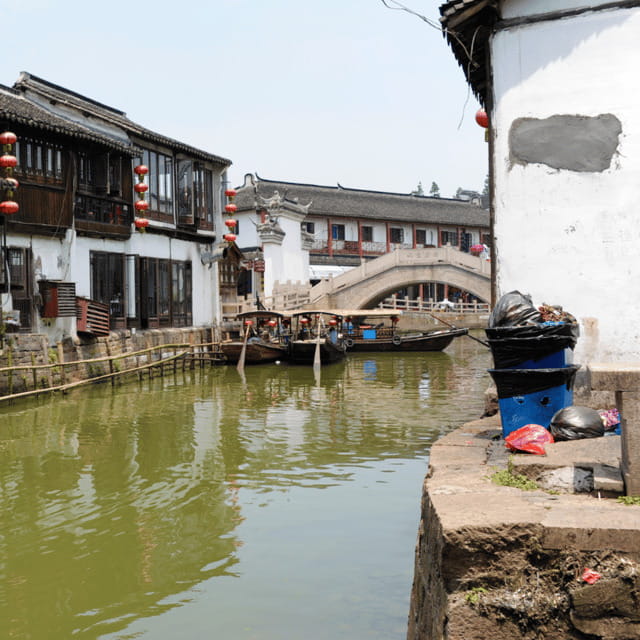 2 Day Private Shanghai Skyline to Watertown & Suzhou Garden - Tiger Hill Pagoda plus Master of the Nets Garden: one day, two garden flavors