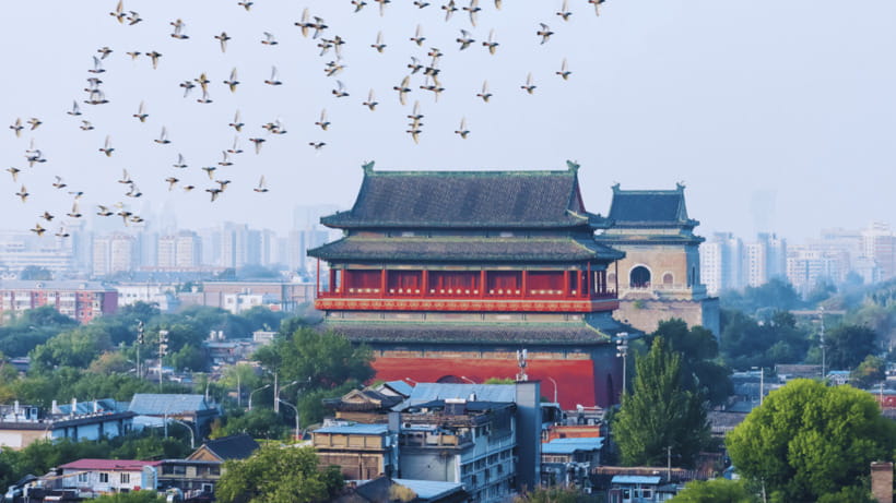 Beijing: Bell and Drum Towers Entry Ticket-Historic Landmark - The Bell Tower: Morning Bell at Imperial Scale