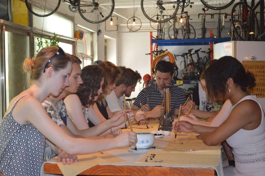 Beijing Calligraphy Class - The part people love most: it feels mindful