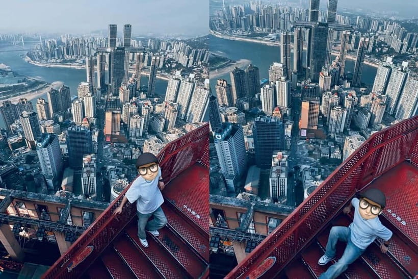 Chongqing: 520m-high Eye Skyview Deck Ticket for Adult - A 520m-high view that makes Chongqing feel three-dimensional