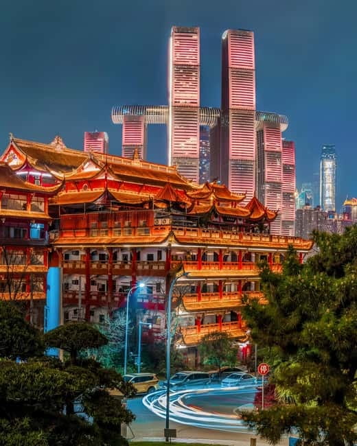 Chongqing: Magic Night View and Secret Viewing Spots Tour - Stop-by-Stop: Chongqing Grand Theatre to Skyline Views