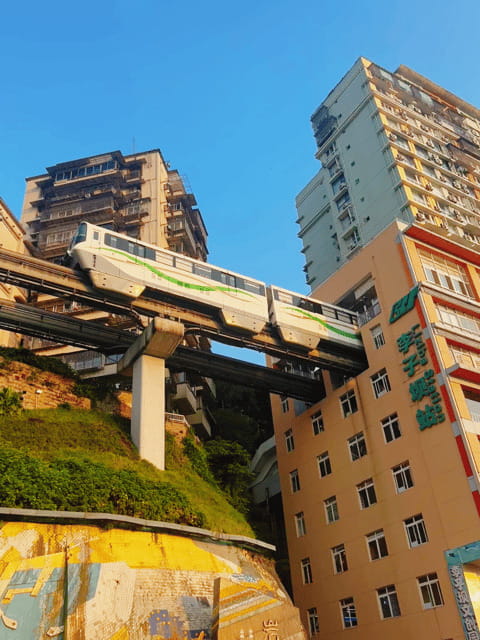 Chongqing Private City Tour: Must-Sees All-in-One - Liziba Station: The Monorail Passing Through a Residential Building