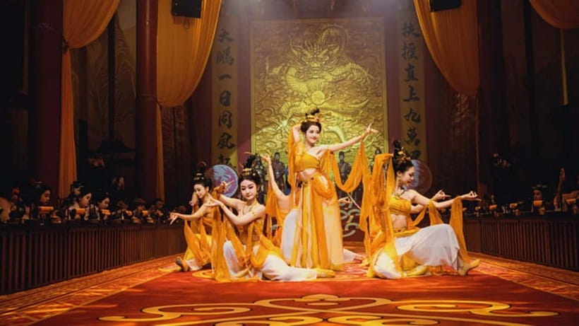 Chongqing: Qingyu Banquet Experience with Show and Dinner - In-meal Bayu legends: Soul Butterfly of Baguo and Light of Life