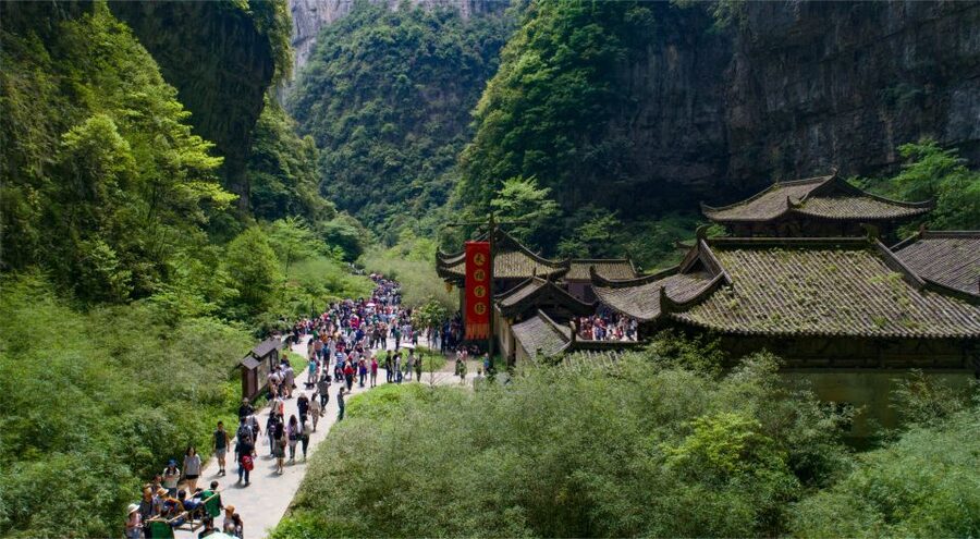 Chongqing: Wulong Private Day Exploration Tour - Qinglong Bridge staging post: the quieter Tang-era contrast