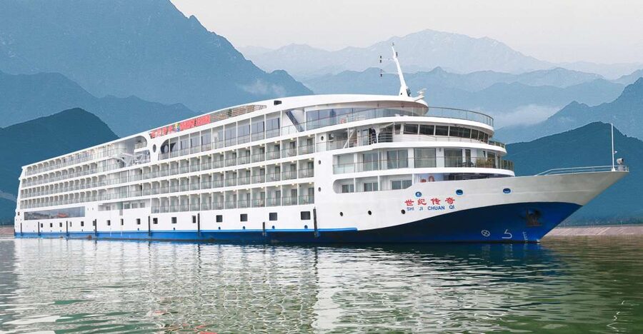 Chongqing: Yangtze River Cruise with Meals and Accommodation - Century Cruises cabin comfort: marble bathrooms, cotton bedspreads, and that balcony view