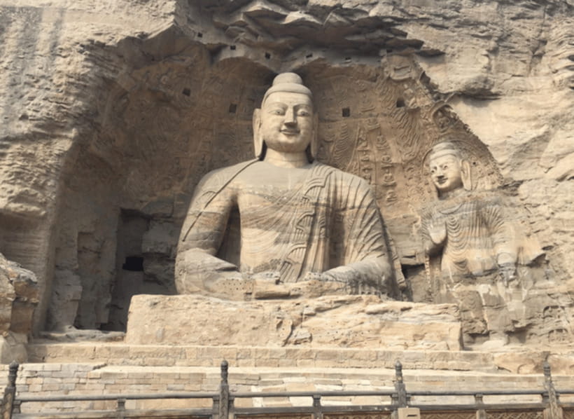 Datong: Transfer or Tour to Yungang Grottoes&Hanging Temple - The Hanging Temple: a cliff-side temple built 75 meters up for 1,500 years