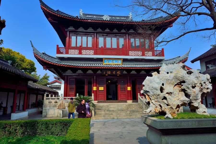 Discover Off Beaten Route--Shanghai Old City Town - Traditional village tea ceremony: balancing sweets with calm