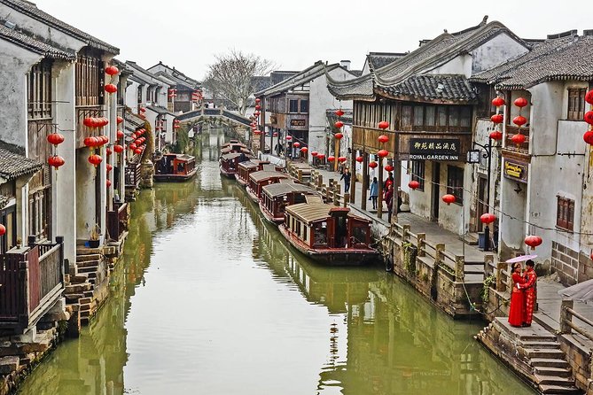 Group Day Tour in Suzhou and Zhouzhuang from Shanghai - Panmen Gate and the Ancient Grand Canal viewpoints