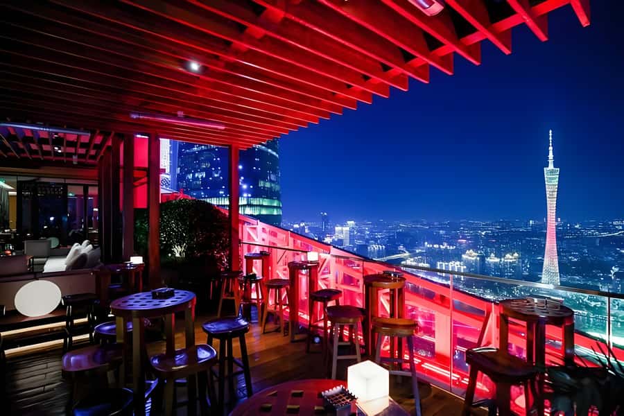 GuangZhou: 70 Floor RoofTop openair Bar, Sunset & Light Show - Where It Fits in Your Guangzhou Plans