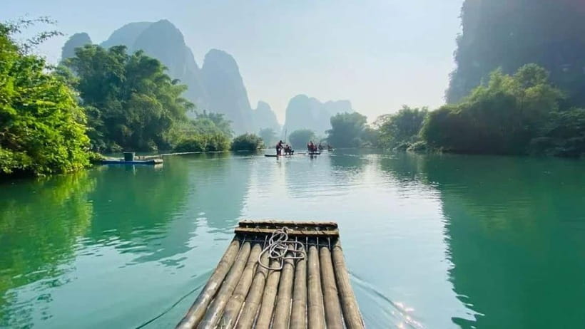 Guilin: 1-Day Cave, Xianggong Hill, Bamboo Boat & Show - Key highlights you’ll feel right away