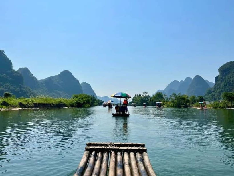 Guilin: 1-Day Cave, Xianggong Hill, Bamboo Boat & Show - The Impression Liu Sanjie Show: open-air theatre with the hills and river built in