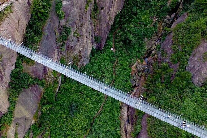 Gulong Gorge Skywalk Glass Bridge and Waterfall View Private Tour - Gulong Gorge Glass Skywalk, waterfall views, and that uphill reality