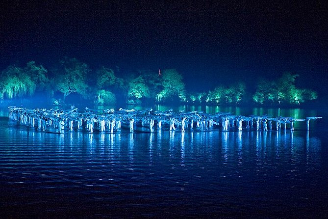 Hangzhou Impressoin West Lake- Enduring Memory of Hangzhou Show Tour - West Lake at night, staged for your eyes (and your patience)