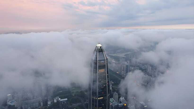 Iconic Shenzhen Skyscraper - Ping An Finance Center - Getting in smoothly: QR pickup at FreeSky and the M Stand entrance