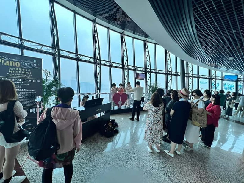 Macau: Macau Tower Observation Deck Ticket - Getting Your Bearings at Floor B2 Ticket Office, Then Going Up