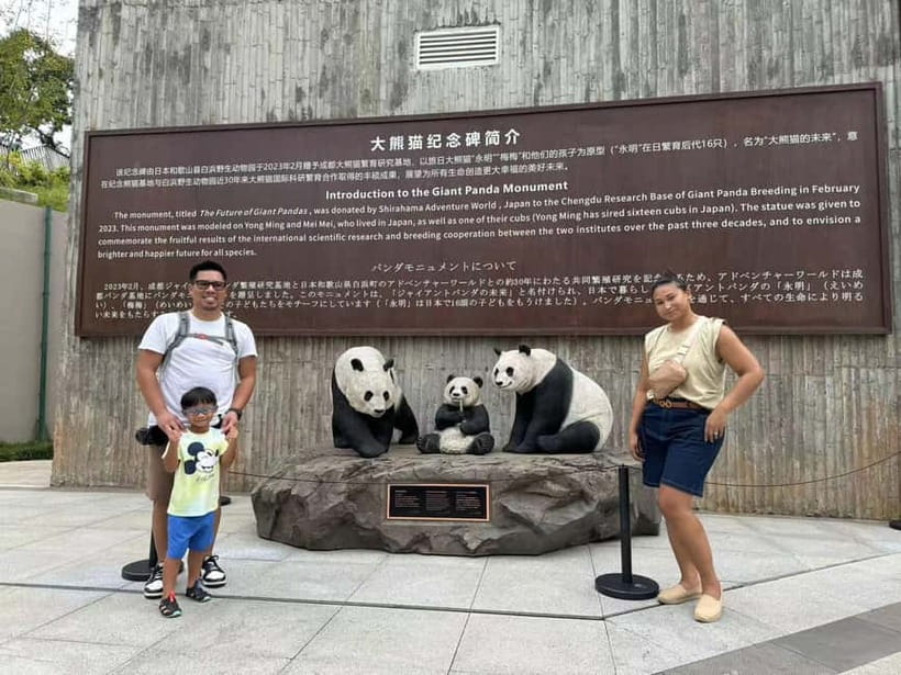 Private All-Inclusive Half-Day Tour to Chengdu Panda Base - Getting good views with the golf buggy, not just good luck
