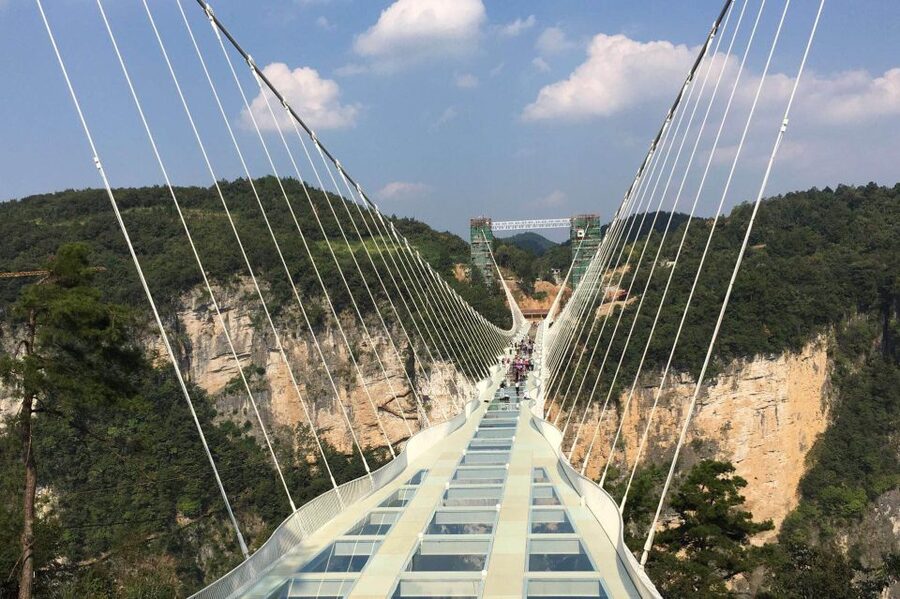 Private Day Tour to Tianmen mountain & Sky walk&Glass Bridge - Zhangjiajie Glass Bridge: long, high, and built for foot-over-air moments