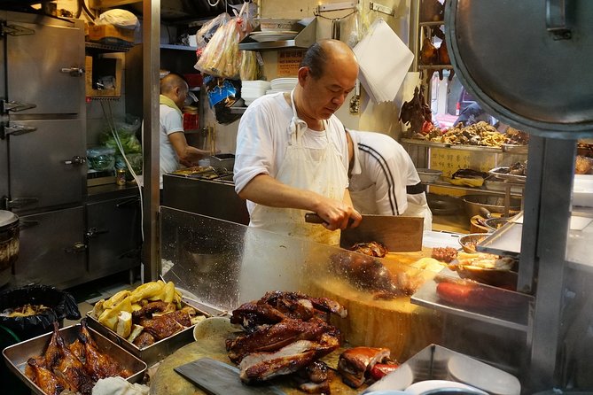 Private Food Tour: Hong Kong Island - Sheung Wan food stops: tea house to dried seafood street to candy time