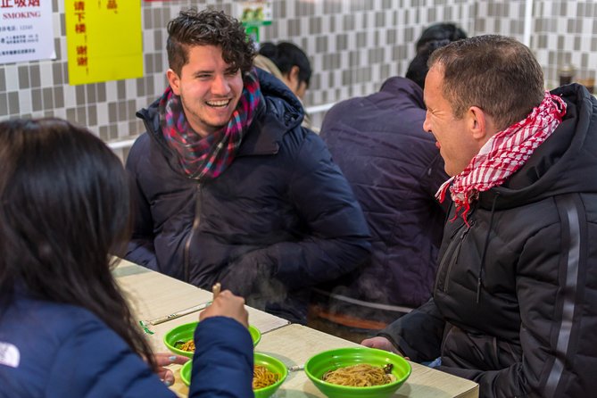 Private Guided Breakfast Tour of Former French Concession - UnTour Food Tours stop: eating shoulder to shoulder with locals
