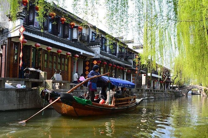 Private Round Trip Transfer to Suzhou & Zhouzhuang from Shanghai - Zhouzhuang water town (about 3 hours), with a relaxed boat ride