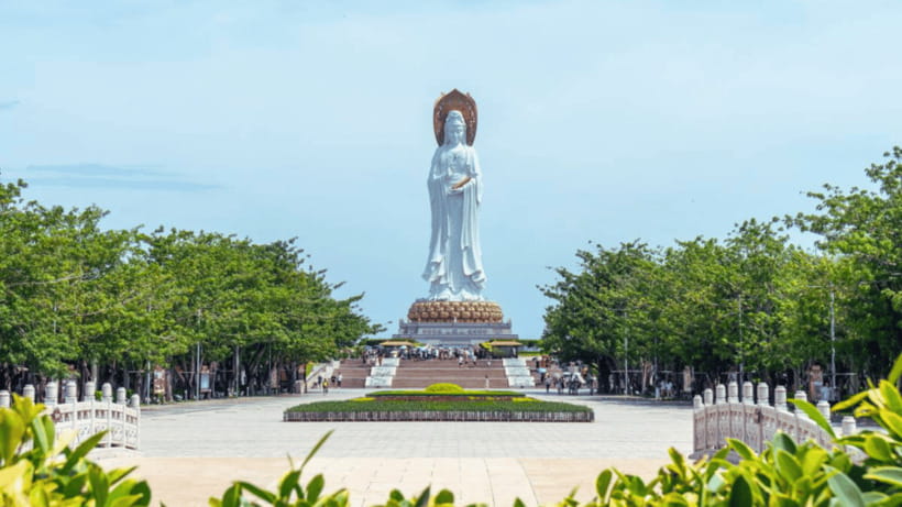 Sanya: Nanshan Cultural Tourism Zone Ticket and Tour Car - Gardens, Coastal Views, and the Calm Between Stops