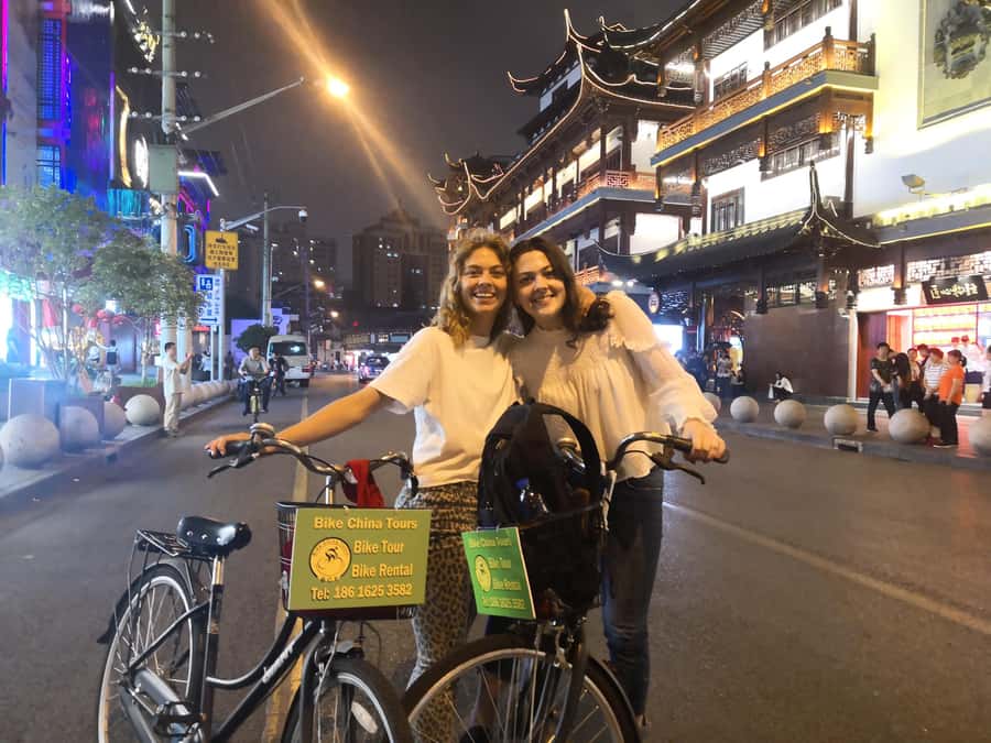 Shanghai: 4-Hour Nightlife Adventure & Tasting Bike Tour - Night Views From Both Sides of the Huangpu River