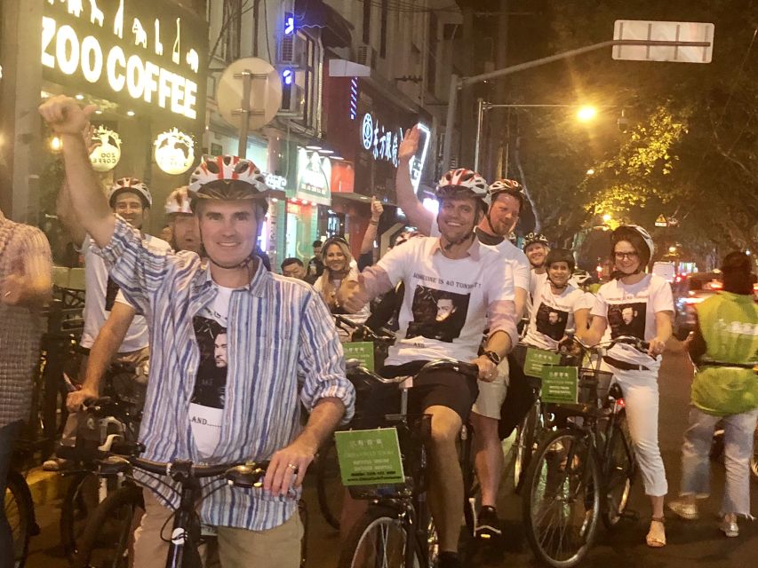 Shanghai Charming Night Small Group Bike Tour - Pedaling Through The French Concession Toward Xintiandi