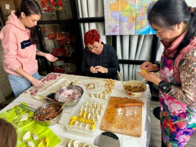 Cooking Dumpling & Meal in Local Family-w/Vegan