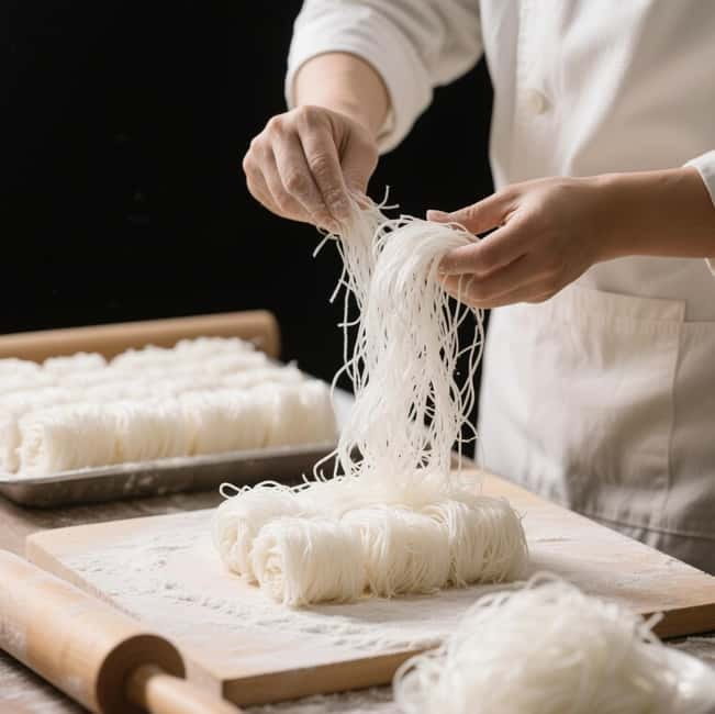 Shanghai: Dragon Beard Candy Making with a Chef - Watch first: how molten sugar becomes dragon beard