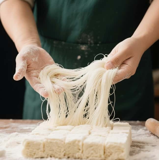 Shanghai: Dragon Beard Candy Making with a Chef - The 2,000-year story before the sugar turns into threads