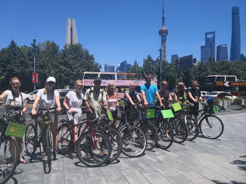 Shanghai: Full Day Classic Bike Tour With an Authentic Lunch - People’s Square, Shanghai Museum, and the Grand Theater loop