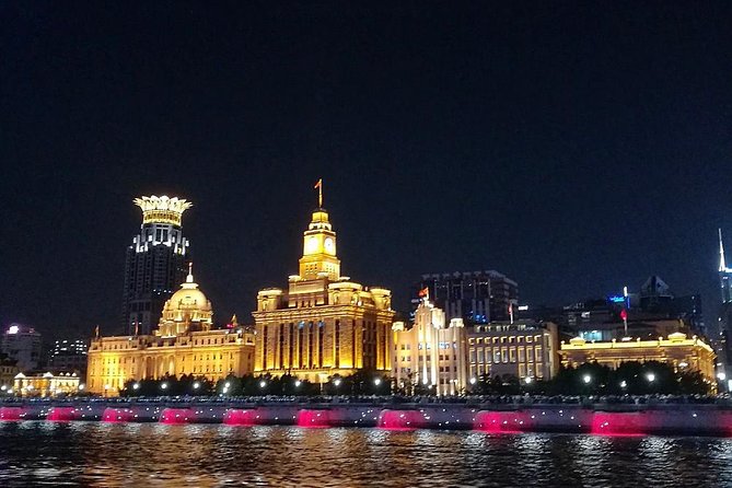 Shanghai Night River Cruise VIP Seating with Private Transfer and Dinner Option - The cruise route: Pudong towers to Bund landmarks, in one night loop