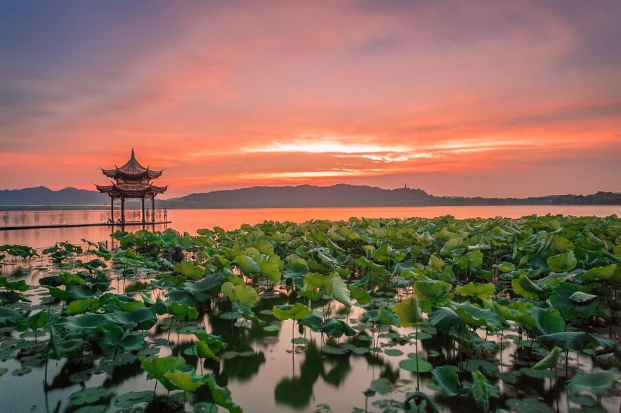 Shanghai: Private Guided Tour to Hangzhou by Bullet Train - Entering Hangzhou: West Lake With a Built-In Flow