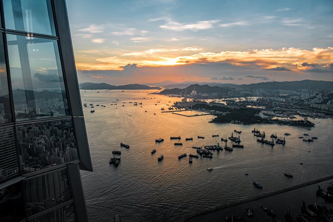 sky100 Ticket includes Cake Set at Café 100 - Stop 1: the 100th floor deck and the 360° way to look at Hong Kong
