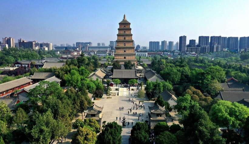 Xi'an: Daci'en Temple(Great Wild Goose Pagoda) E-ticket - What you will see at Dacien Temple grounds