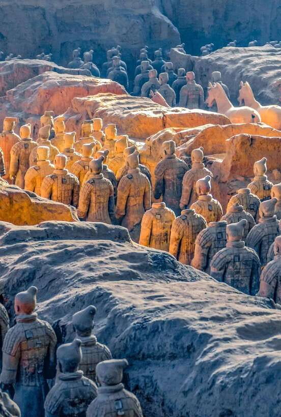 Xian: Terracotta Army Admission Ticket - Xians Terracotta Army, set in the original excavation yard