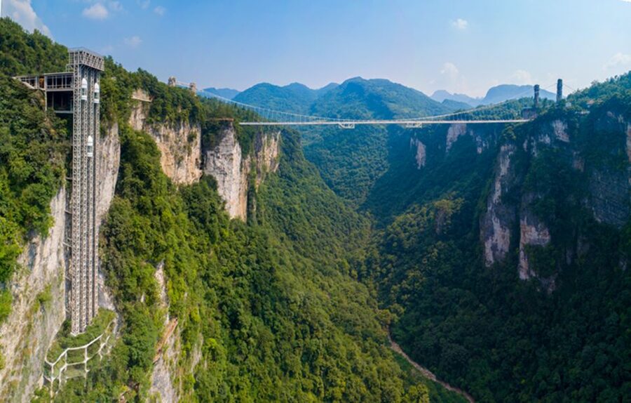 Zhangjiajie National Park: 2-Day Guided Tour w/ Glass Bridge - Day 1: pickup at 9:00, then the Bailong Elevator to Yuanjiajie